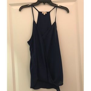 navy blue top